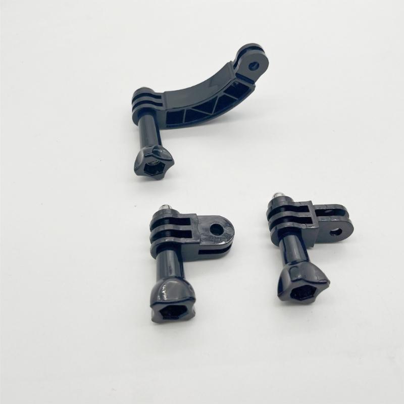 3 Lengths Extension Rod Helmets Arm Extension Curved Poles Selfie Stick Tripod Adapters for Action Cameras