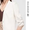 ELLASSAY Women's Elegant Three-Quarter Sleeve Blazer