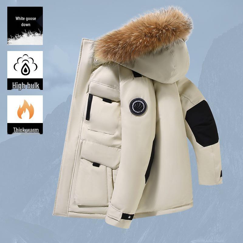 Унисекс Парка Зима 2025: Модная, Плотная, Теплая Рабочая Лыжная Куртка для Пар