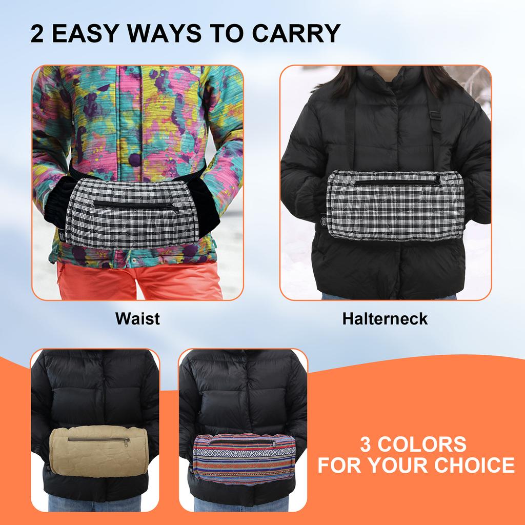 USB перезаряжаемые уличные трехуровневые перчатки с подогревом и регулируемой температурой для мужчин и женщин, зимние