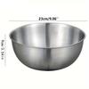 High-quality! 3pcs Bowl Set Versatile For Noodles Soups More 304 Stainless Steel Ideal For Cooking Baking Food Storage