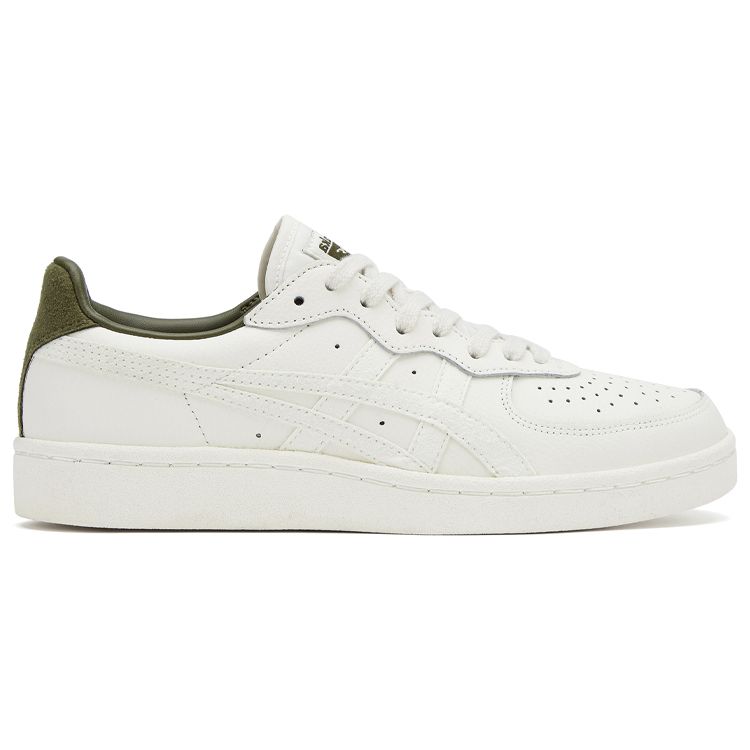 Onitsuka Tiger Unisex GSM White Olive Green Low-top Sneakers 1183B701-104