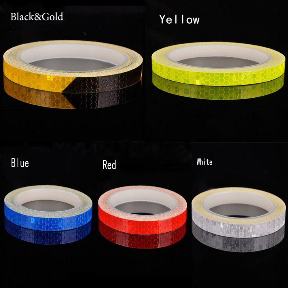 Effect Bicycle   Motorcycle Reflective Decals Car Stickers  Bike Rim Decoration Tire Applique