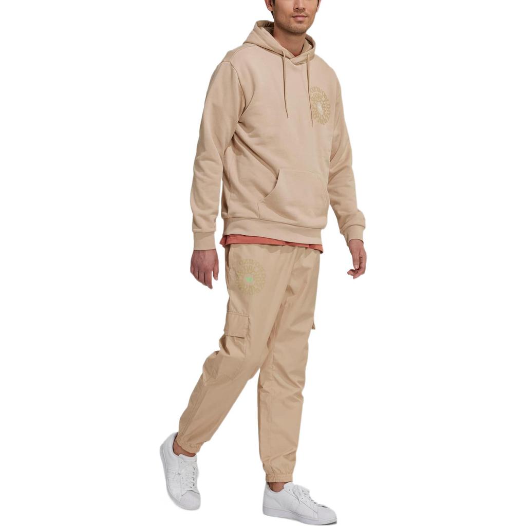 Adidas Графический Ozworld Hoodie Magic Beige Мужская уличная одежда HL9252