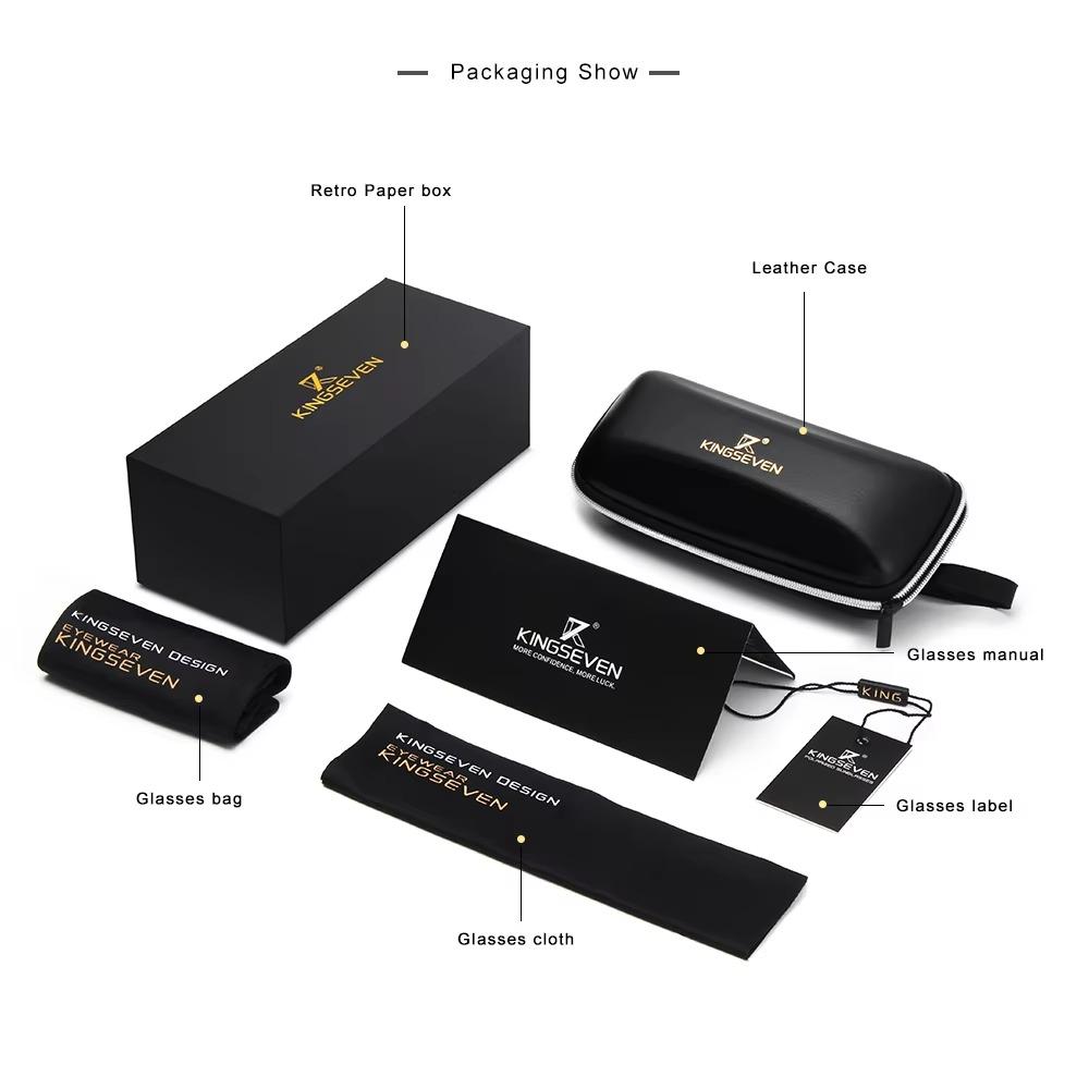 Kingseven Blue Light Blocking Glasses Ultralight Men/Women Phone Computer Eyewear Rectangle Anti-Blue Ray Optical Eyeglasses