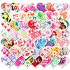 50 Valentine'S Day Pp Boutique Heart Stickers Notebook Refrigerator Skateboard Water Cup Waterproof Decorative Stickers