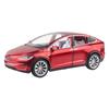 1/24 Tesla Model X SUV Alloy Car Model Diecast Metal Vehicles Car Model Simulation Sound and Light Collection Childrens Toy Gift