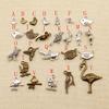 25 Pieces Silver Bird Charm Mix Charm Pendant Metal Pendants For Jewelry Making HJ073