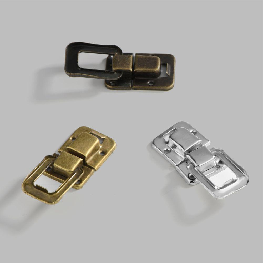 Antique Clip Clasp Retro Toggle Lock Accessories Box Buckle  Wine Box