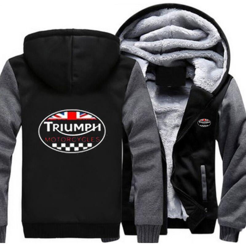 Толстовки Triumph Модные Теплые Зимние Куртки Пальто с Утепленной Молнией Кардиган