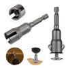 Natural Slotted Butterfly Hole Socket Wrench 65mm Hexagonal Handle Electric Screwdriver Wing Nut Socket Tool