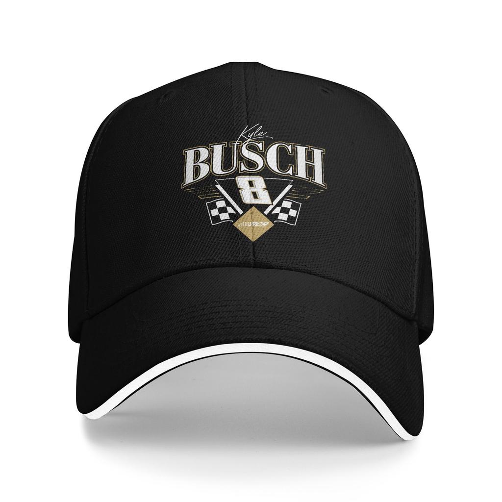 Kyle Busch American Professional Racing Driver Sun Baseball Cap Summer Stylish Trucker Hat For Couple Tennis Skate Snapback Cap