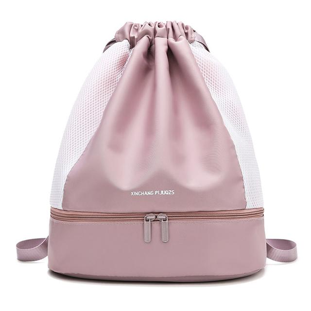 Женская сумка и рюкзак Новый спортивный рюкзак с разделением на сухую и влажную ткань Большой вместительный рюкзак из ткани Оксфорд Портативный спортивный рюкзак для путешествий на открытом воздухе