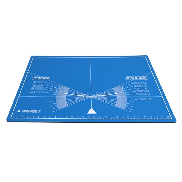 Двусторонняя тестовая подкладка для очков, измерение диаметра линз/оправы очков
