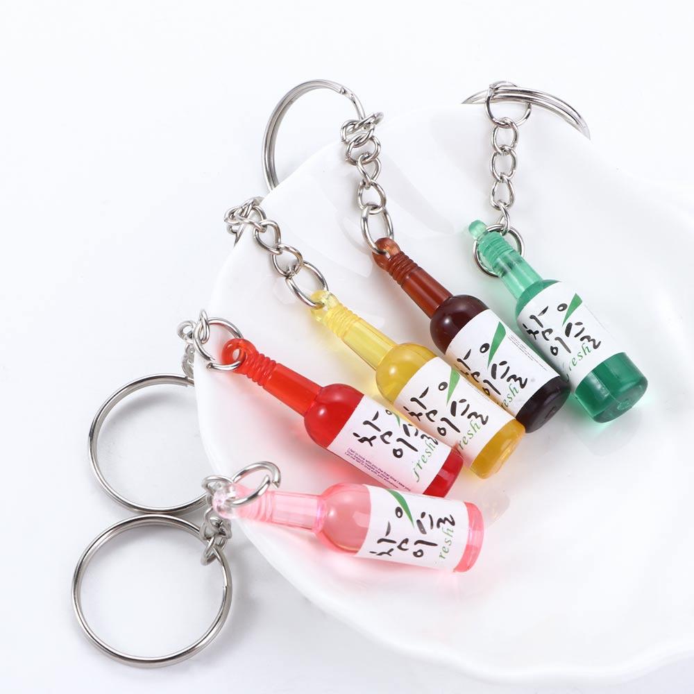 Подвеска Автомобильный ключ Аксессуары Банки соджу Брелок Моделирование Брелок Банки соджу