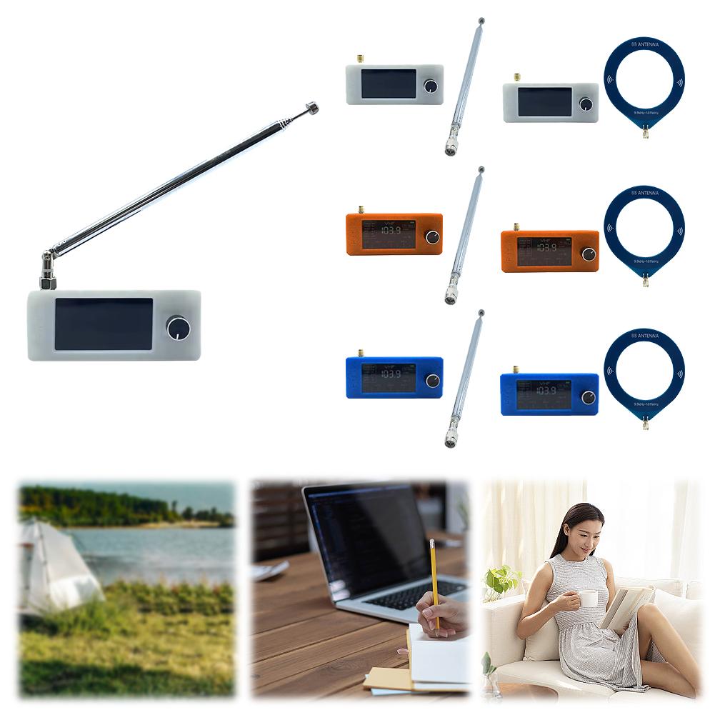 SI4732 0,5-108 МГц Портативное радио LSB USB AM FM Карманное Мини-радио с антенной Радиоприемник всех диапазонов КВ ДВ СВ УКВ Радио