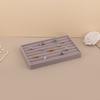 Velvet Jewelry Display Stackable Exquisite Jewellery Holder Portable Ring Earrings Necklace Organizer Box Organizator De Boys