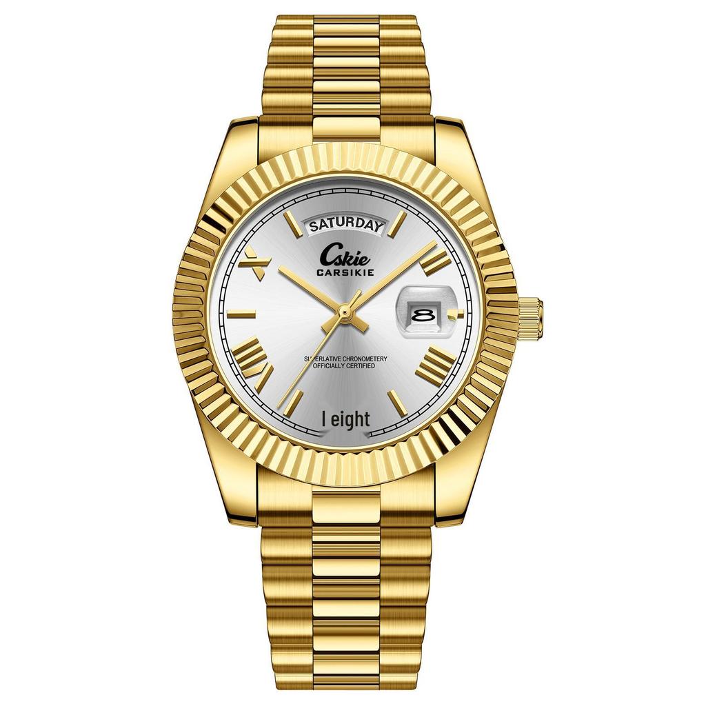 Швейцарский бренд Ультратонкие Мужские Стальные Бизнес-Часы - Высококлассный Водонепроницаемый Дизайн