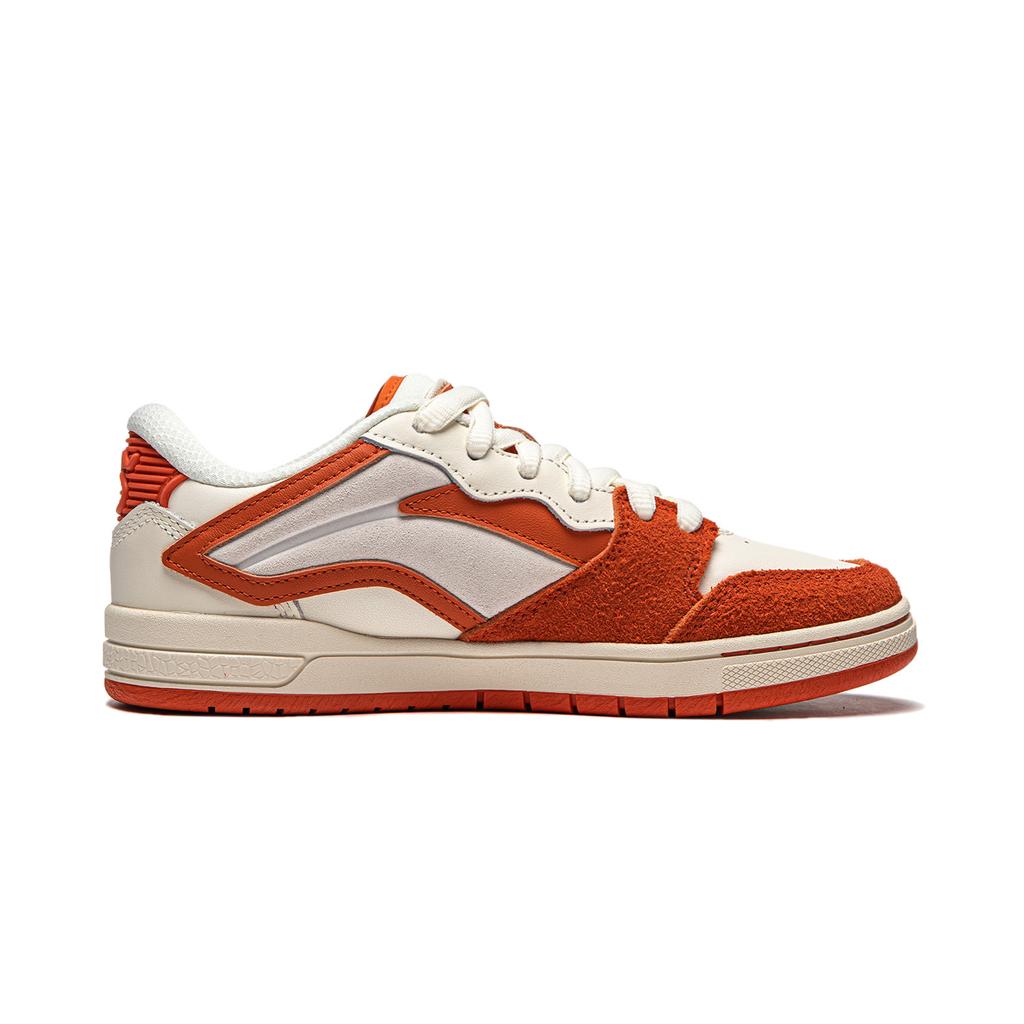 Li Ning Weiw Pro S прочные низкие кроссовки для скейтбординга женские кроссовки Off-White Orange AEPU018-5