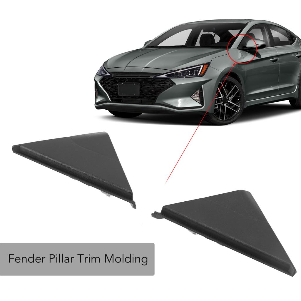 2 шт. накладка на крыле для HYUNDAI ELANTRA 1.4L 1.6L 2.0L 2017 2018 86180 86190 F2000 Замена
