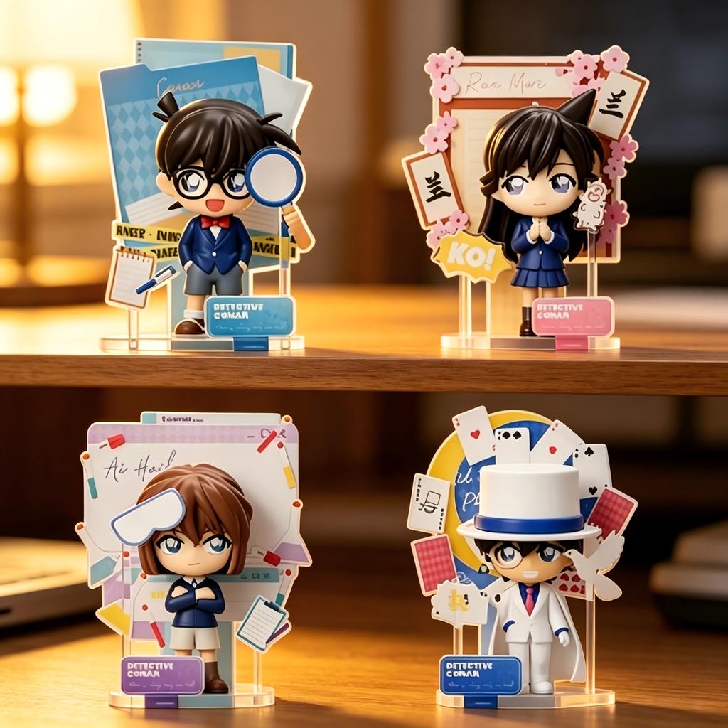 Оригинальный Детектив Конан Кайто Кид Ран Мори Blind Box Аниме Фигурки Действия Многофункциональная Модель ПВХ Украшение Игрушка Подарок Мальчику Девочке