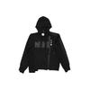 X Sacai Double-Zip Hoodie Black/Dark Obsidian Women Outerwear CD6303-010