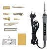 7 In 1 Wood Embossing Burning Carving Pyrography Pen Kit 80W Adjustable Temperature Soldering Iron Hand Operated Tools Set