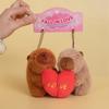 Adorable Capybara Plush Keychain Soft Short Plush Cute Gift For Friends And Couples