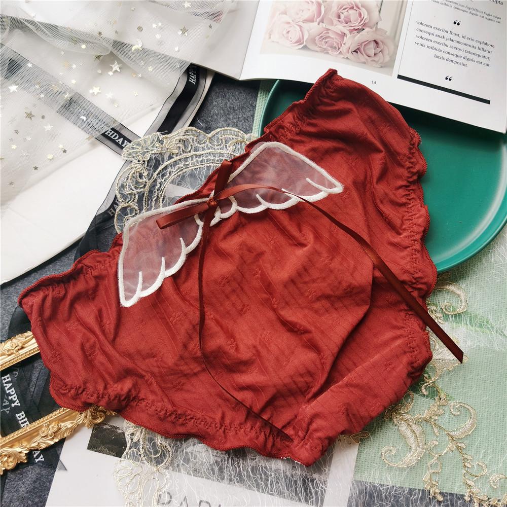 Трусы, милые эластичные большие жаккардовые трусы из темного ледяного шелка, сексуальные женские трусики с низкой посадкой