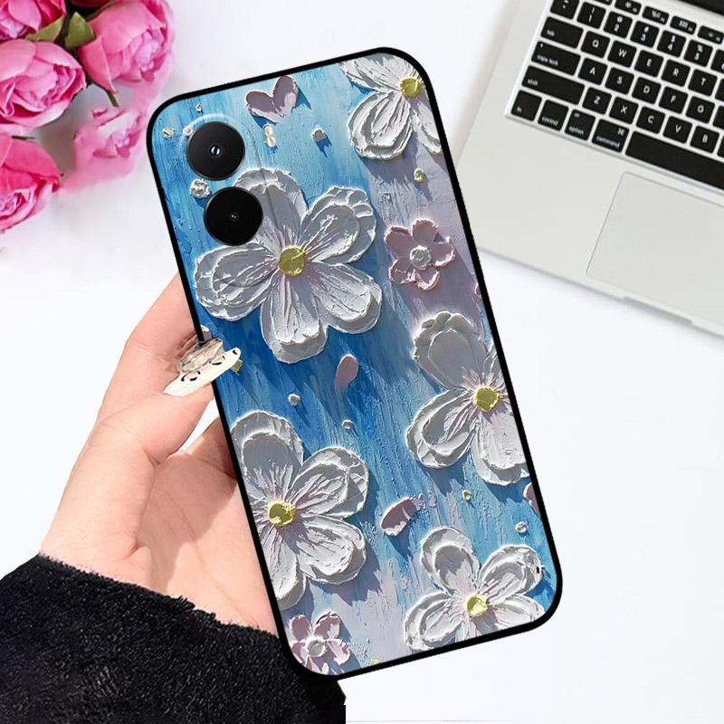 For Xiaomi Poco M7 4G Case Cute Cartoon Astronaut Silicon Soft TPU Shockproof Cover For Poco M 7 PocoM7 Phone Back Bumper Fundas