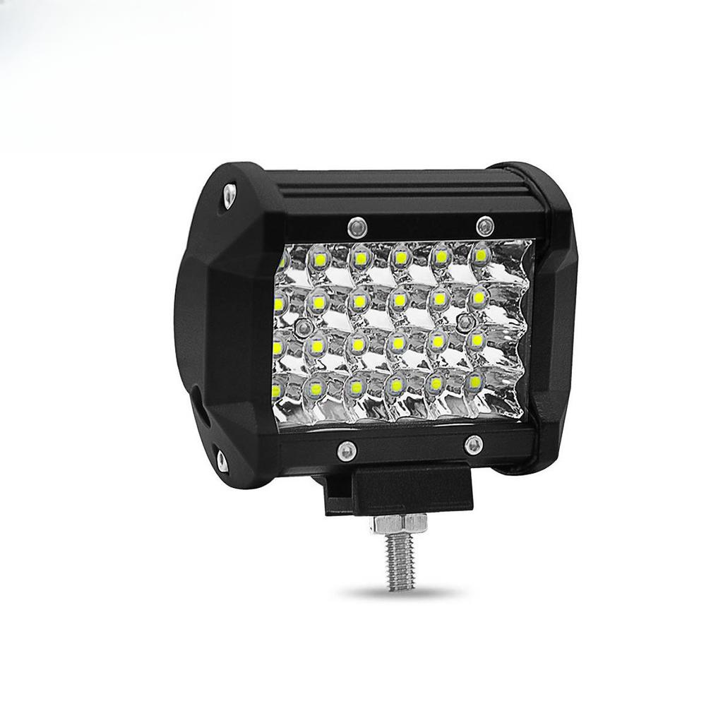 Outer 4 Rows of Light Beads Highlight Strip Light 72W 4-inch Super Bright Work Light, Off-road Vehicle Modification Light