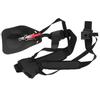Double Shoulder Strimmer Mower Belt Harness Strap with Carry Hook for Brush Cutter Trimmer