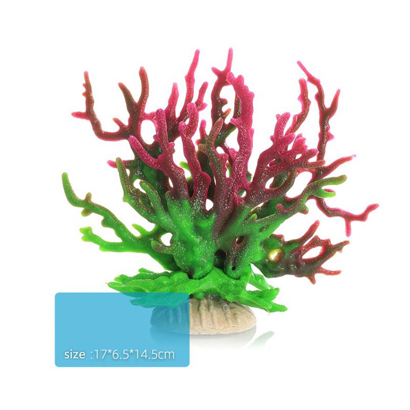 1 шт. подводные искусственные коралловые водные растения ландшафтные украшения для аквариума