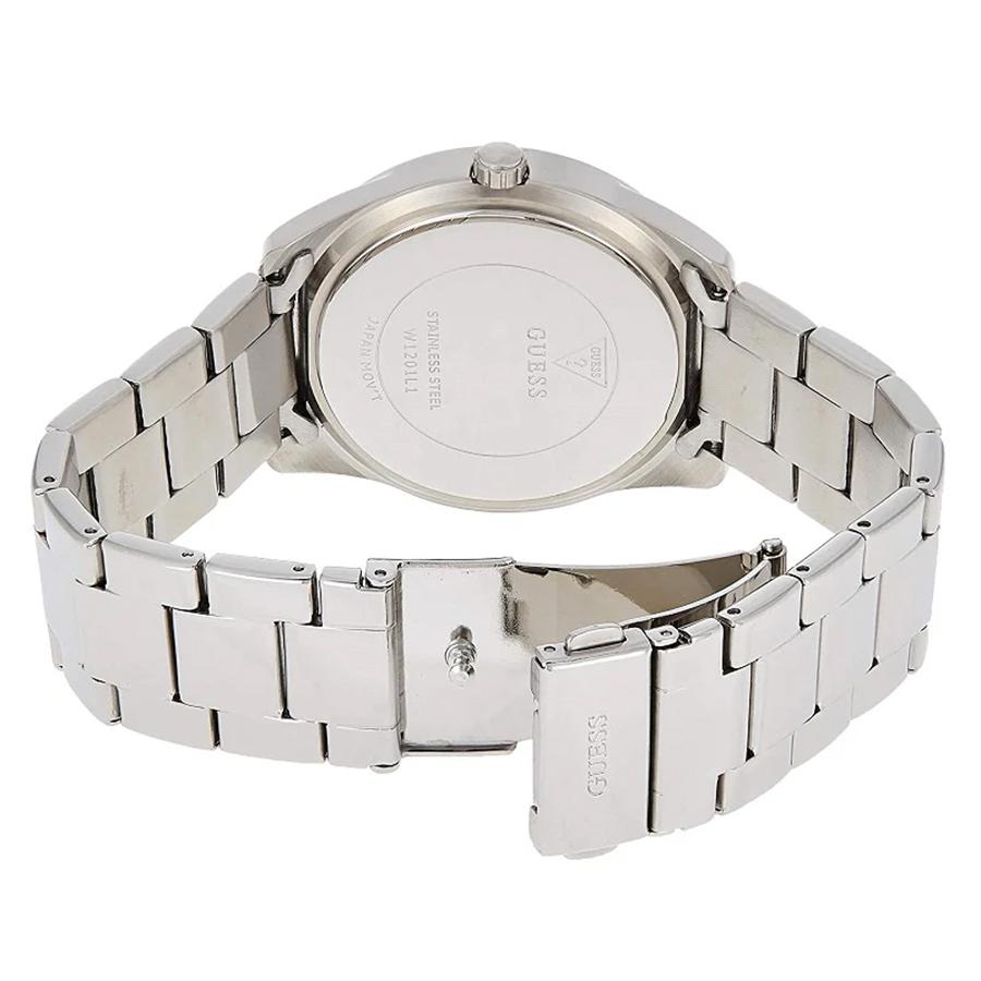 Guess Женские механические часы G Twist Diamonds с серебристым циферблатом и браслетом из серебристой стали - W1201L1