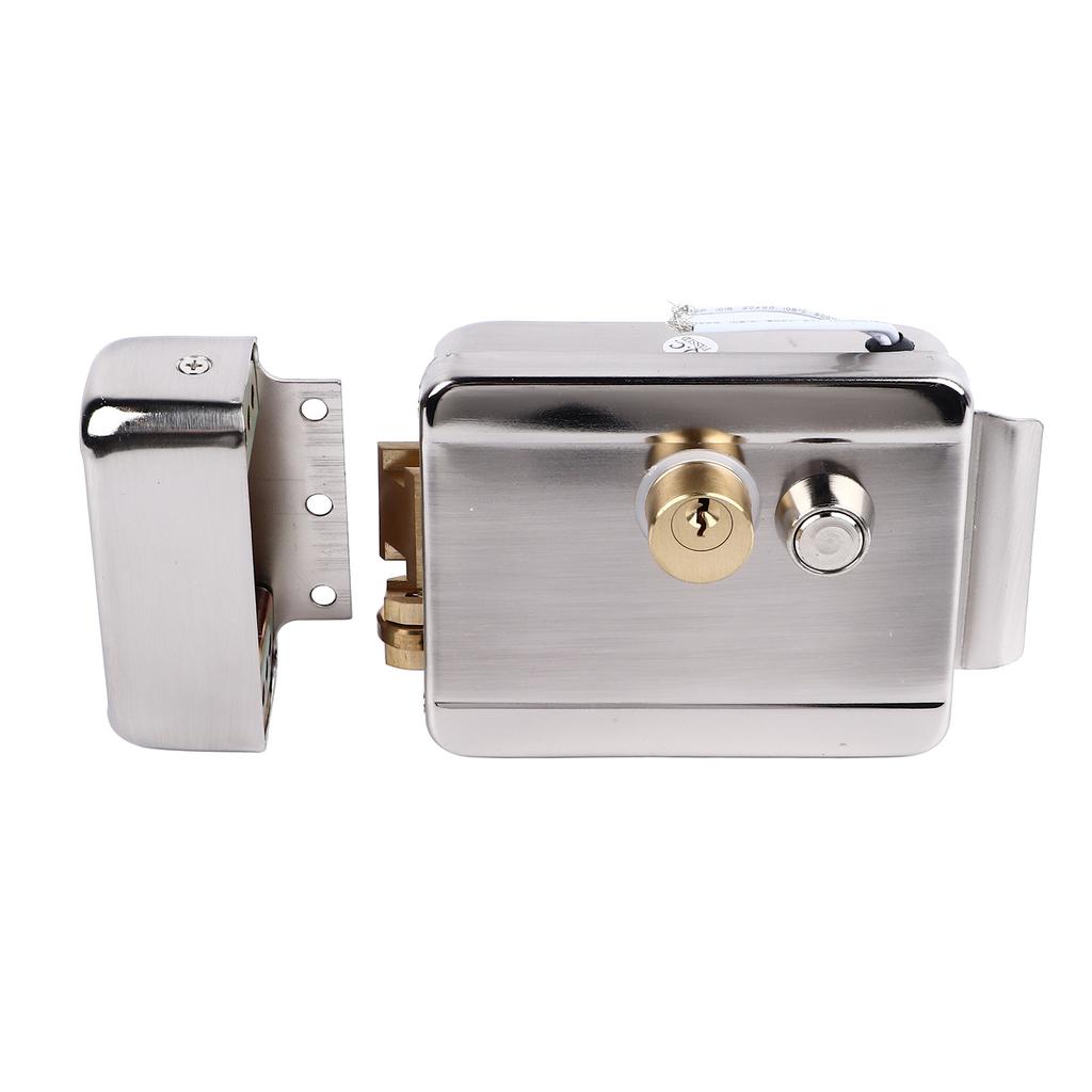 Electric Control Door Lock Dual Head Double Lock for Doorbell Intercom Access Control Security