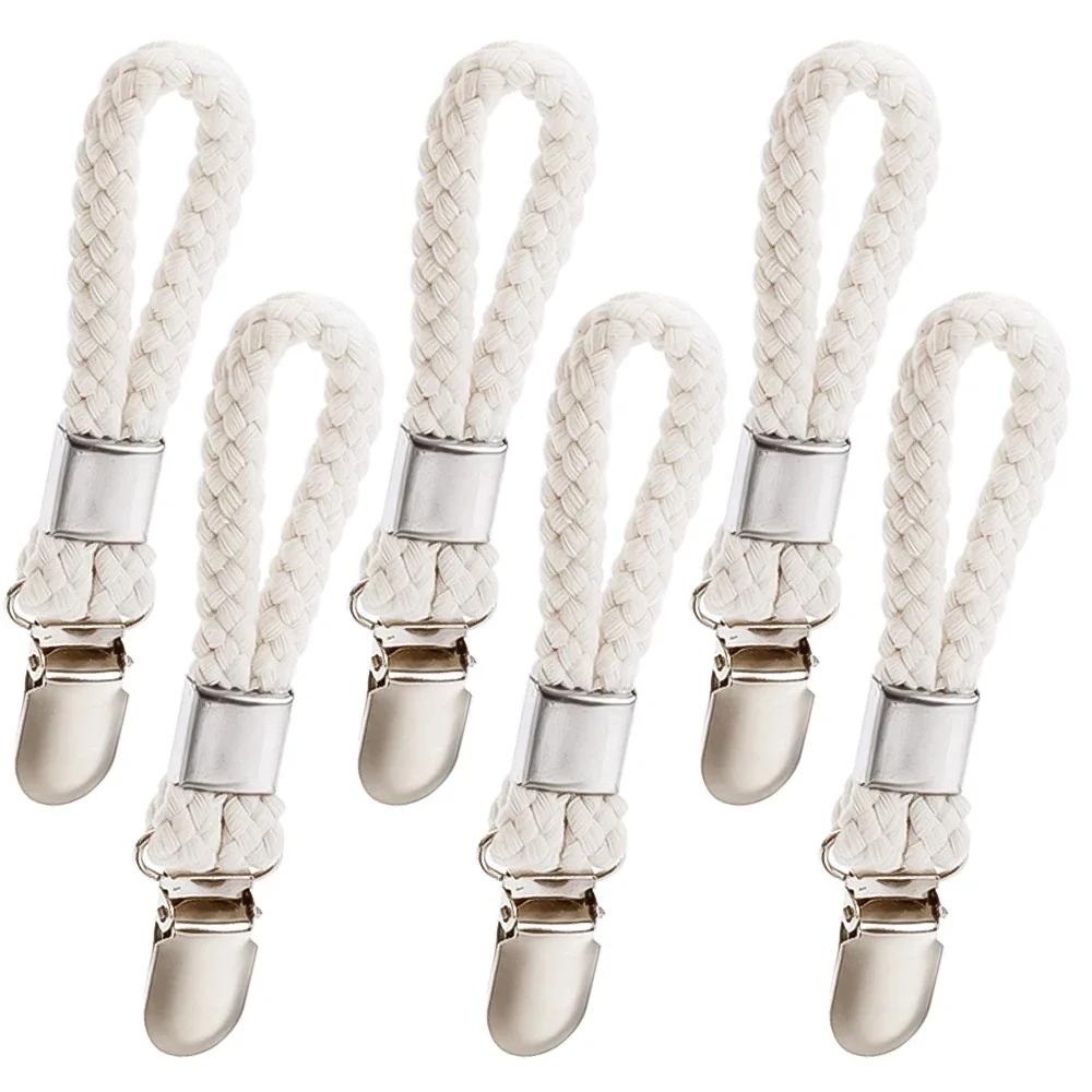 4/6 шт. подвесной зажим для кухонных полотенец для ванной комнаты металлический держатель для полотенец с петлей хлопковый кухонный держатель для ванной комнаты крючок для хранения полотенец