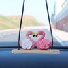 1 шт. Подвеска для автомобиля для пары Розовая подвеска-качалка на зеркало заднего вида автомобиля Может качаться вперед и назад Креативная подвеска