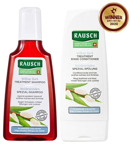Шампунь и кондиционер Rausch 200 мл 4 вида, выберите 1 (Швейцарские травы/Ивовая кора/Мать-и-мачеха/Авокадо)