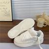 Fashion Niche Milky White Bread Shoes Women's Summer New Student Versatile Casual Board Shoes Women