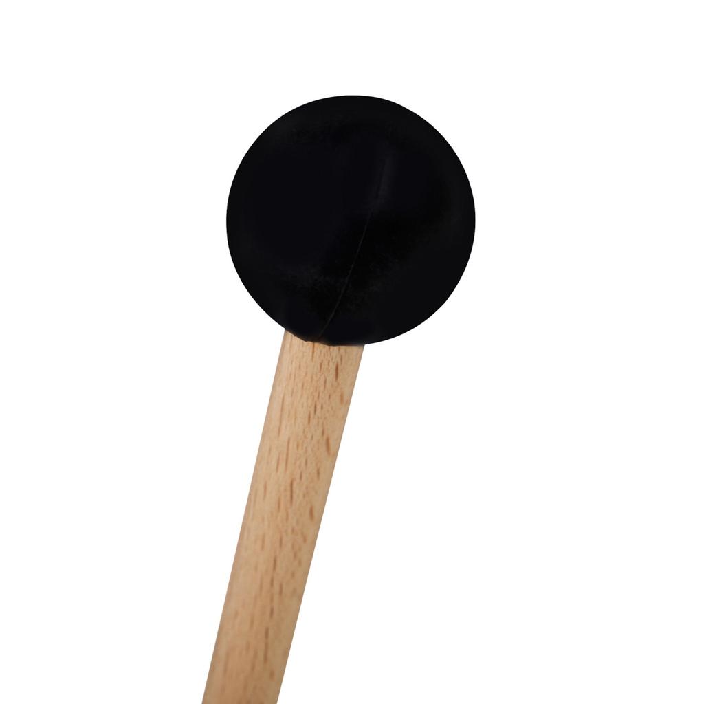Rubber Head Percussion Sticks, Steel Tongue Drum Mallet Rubber Mallet Sticks Wooden Fish Drum Sticks with Wooden Handle