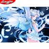 DINGPU 5d Diamond Painting Arrivals Scenery Living Room Wall Decoration Mosaic Landscape Diamond Art