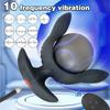 10-frequency Vibration Prostate Bead Inflation Huge Anal Plug Electric Orgasm Masturbation Massager Sex Product Butt Plug SexToy