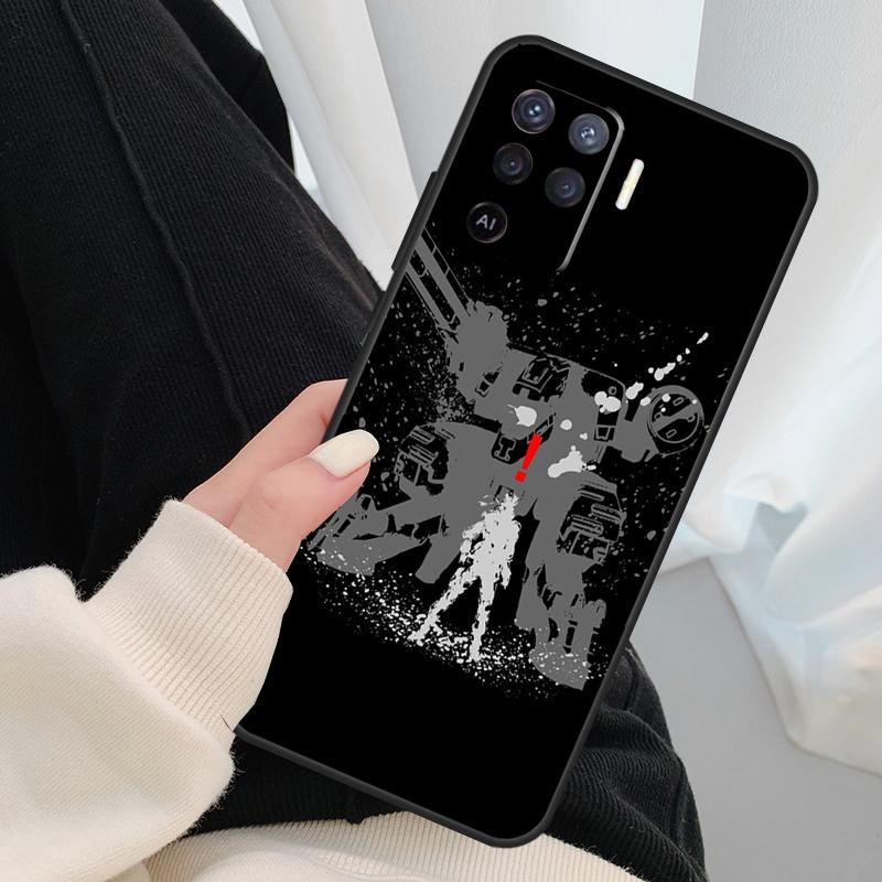Металлический корпус Metal Gear Solid для Oppo A17 A57 A77 A40 A78 A54 A74 A94 A76 A16 A96 A18 A60 A80 A38 A58 A98 A15 A5 Pro