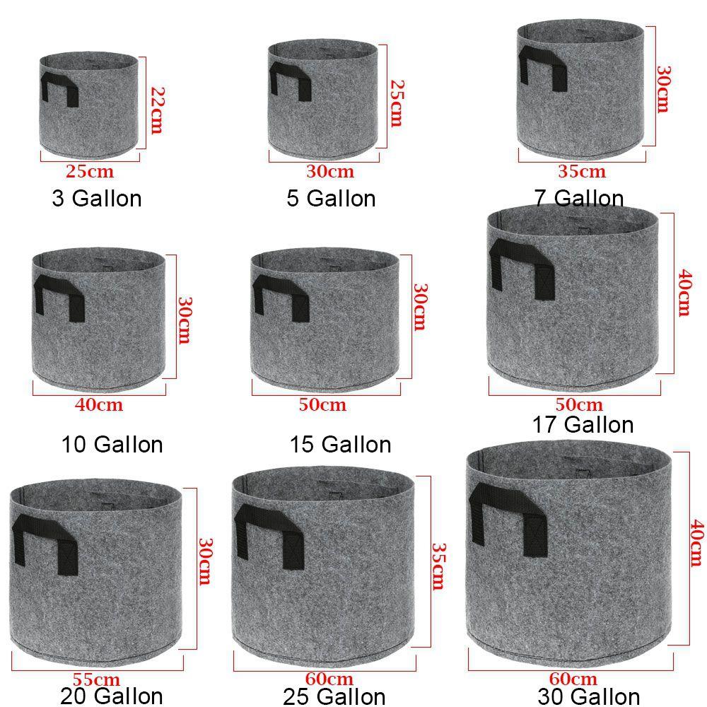 Fabric Vegetable Jardin Seedling Grow Bags Big Plant Pot Potato Strawberry Bag Home Garden Tools