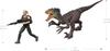 Mattel Jurassic World Reborn Human Dinosaur Figure Zola Bennett Poseable Collectible & Pack & Velociraptor, Movie-Accurate 3.75-Inch Scale,