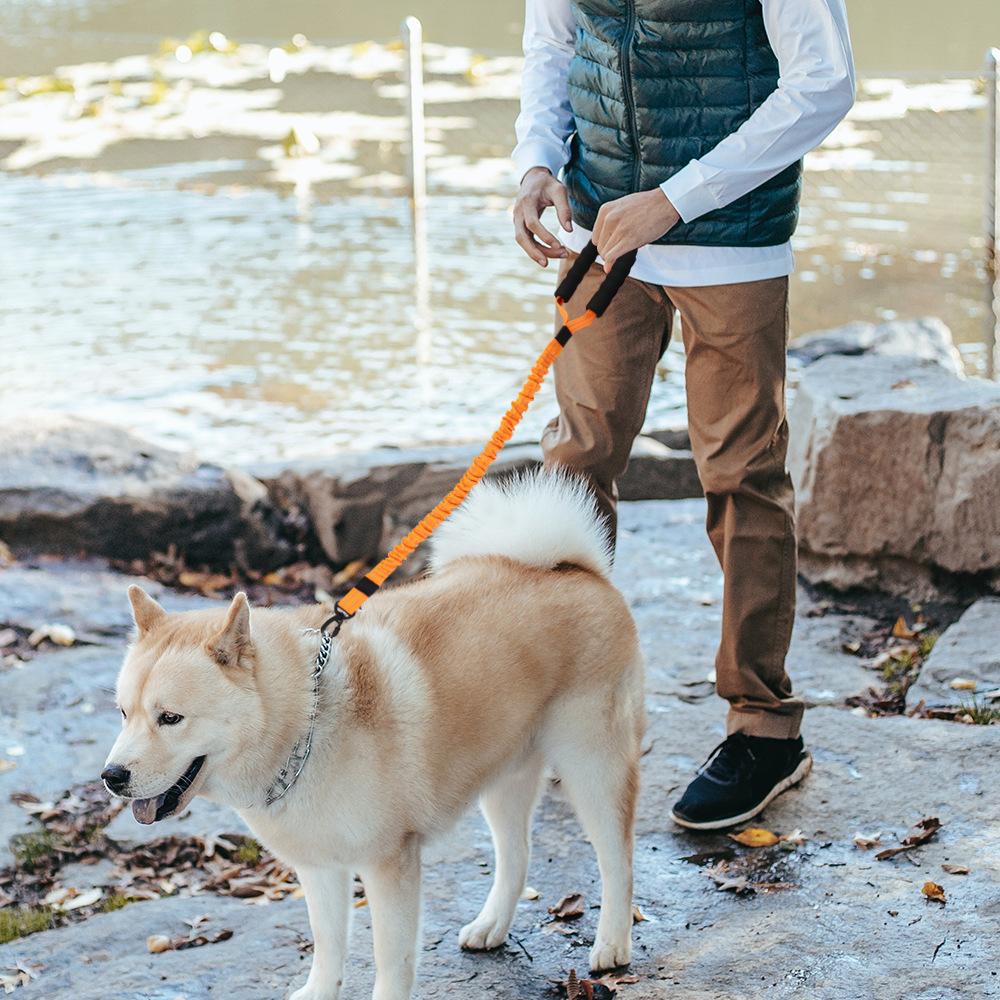 Прочный поводок-удавка, удобный, прочный поводок-веревка для больших и средних собак, поводок для дрессировки домашних животных без рывков