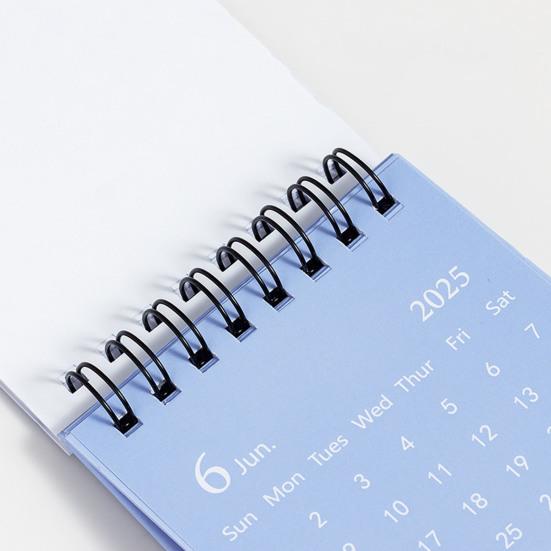 2025 Настольный календарь Ежегодный планировщик Спиральный календарь Книга Ежегодное расписание Органайзер Товары для дома и офиса для учителей Студентов Офисные работники