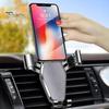 Автомобильный держатель для телефона с автоматическим фиксатором, крепление на вентиляционную решетку, подставка для смартфонов 4-7 дюймов, держатель для приборной панели для всех смартфонов