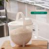 Plastic Washing Rice Bean Sieve Hands-Free Kitchen Quick Rice Cleaning Tool Portable Machine Washing Rice Sieve