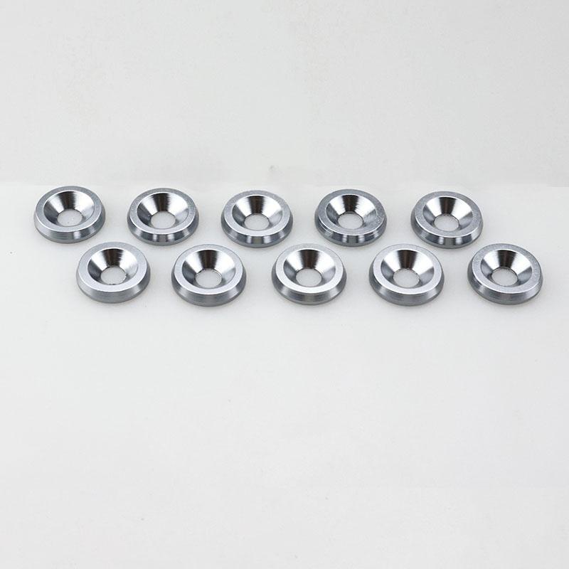10Pcs M6 Car Modified Hex Fasteners Fender Washer Bumper Engine Concave Screws Car-styling Parts